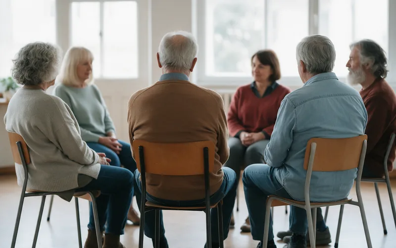 Terapia de grupo en un centro de día para adicciones, alternativa al ingreso en centro de desintoxicación